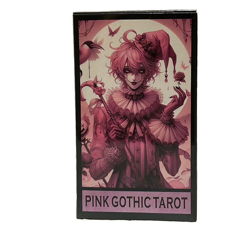 Tarot Cards Deck With Guidebook - 핑크 고딕 타로 카드 78장 세트