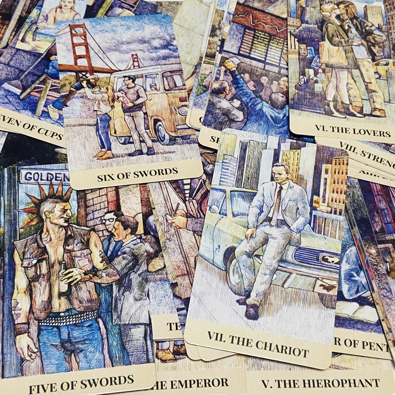 시티 라비린스 타로 카드 78장 세트 영어판 보드 게임 - Tarot Cards Deck With Guidebook 리뷰 및 가격