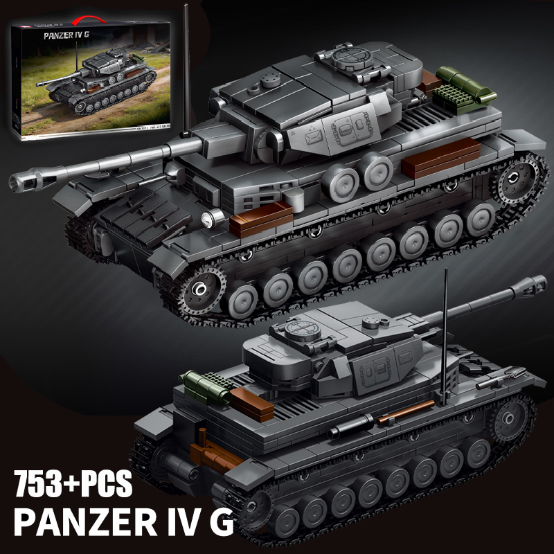 군사용 1/35 스케일 팬저캄프바겐 IV 아우스프.G  - Lego Compatible Military Tank 리뷰 및 가격