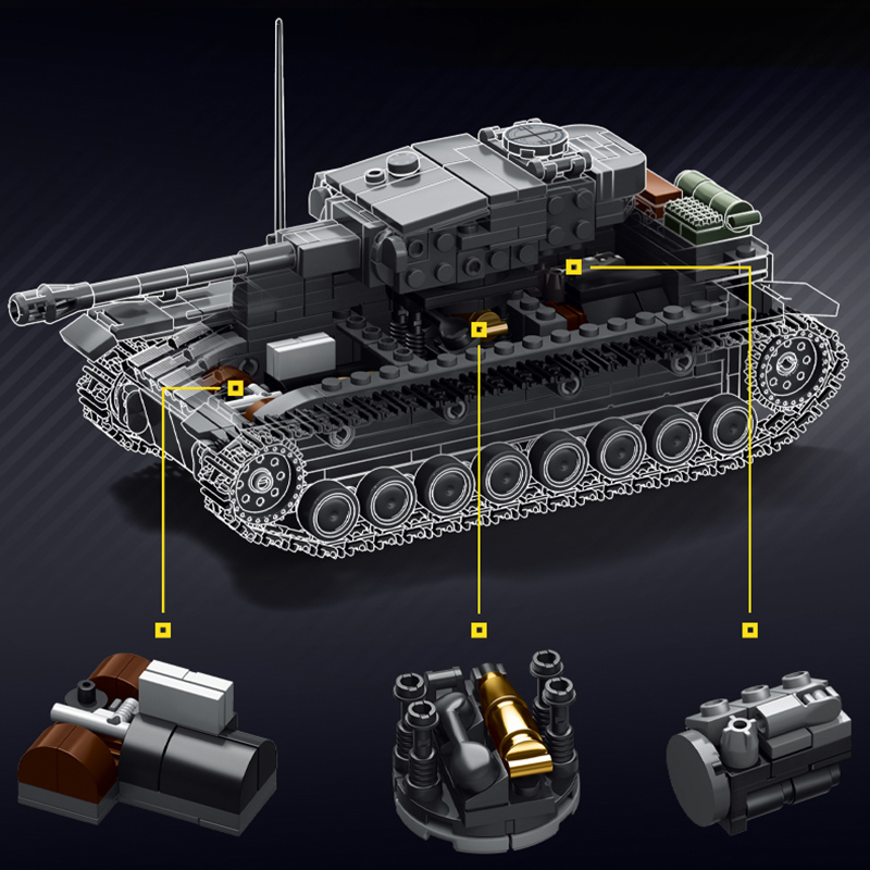 군사용 1/35 스케일 팬저캄프바겐 IV 아우스프.G  - Lego Compatible Military Tank 리뷰 및 가격