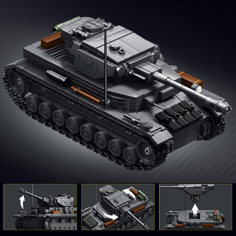 군사용 1/35 스케일 팬저캄프바겐 IV 아우스프.G  - Lego Compatible Military Tank 리뷰 및 가격